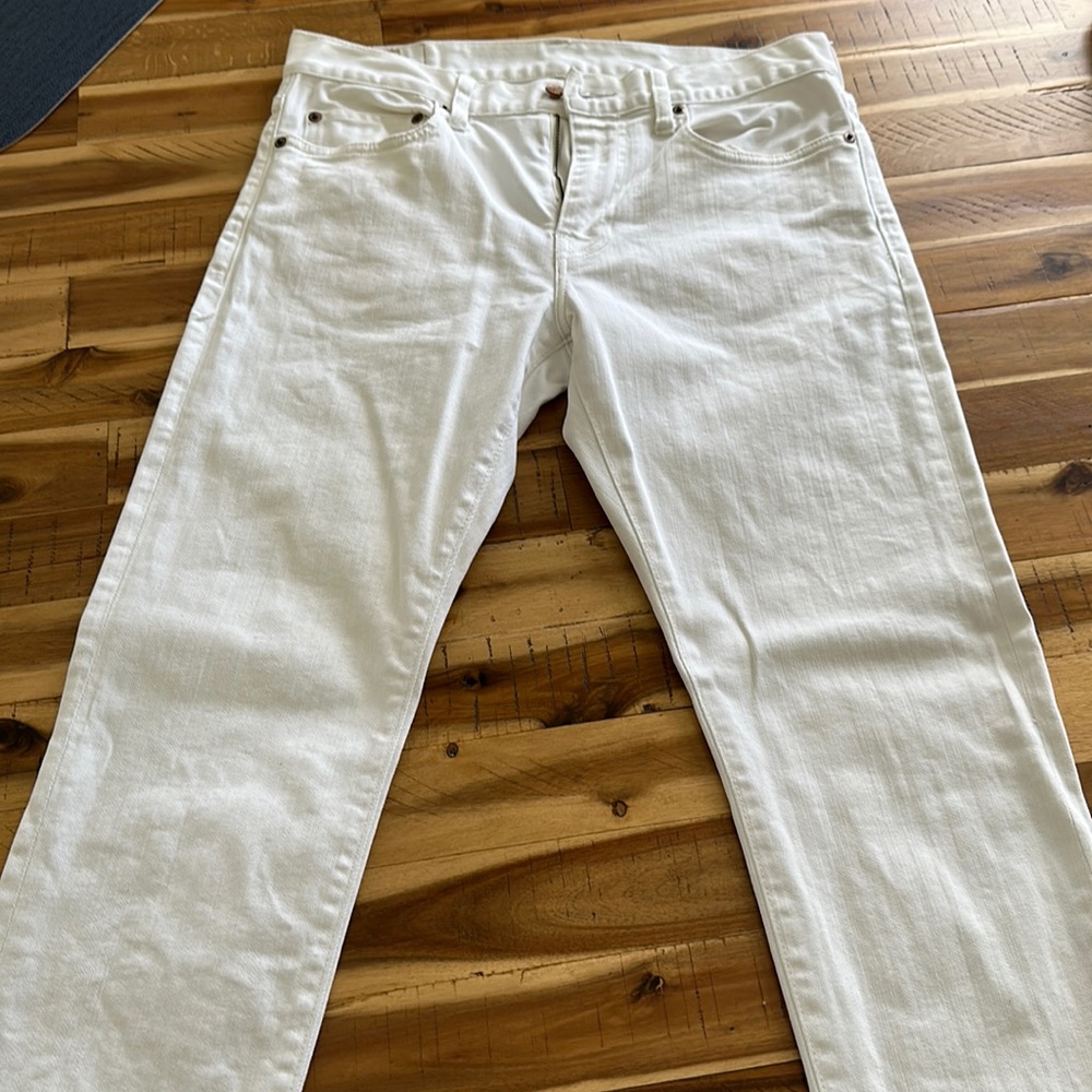 J. Crew cream/white jeans 31x30